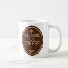 Caneca De Café Trabalhará para o café