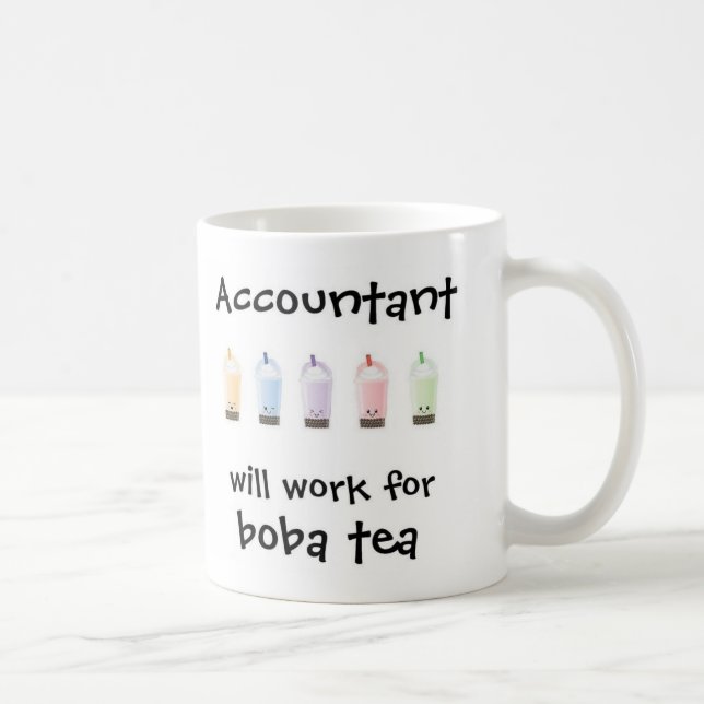 Caneca De Café Trabalhará para o chá de Boba (Direita)