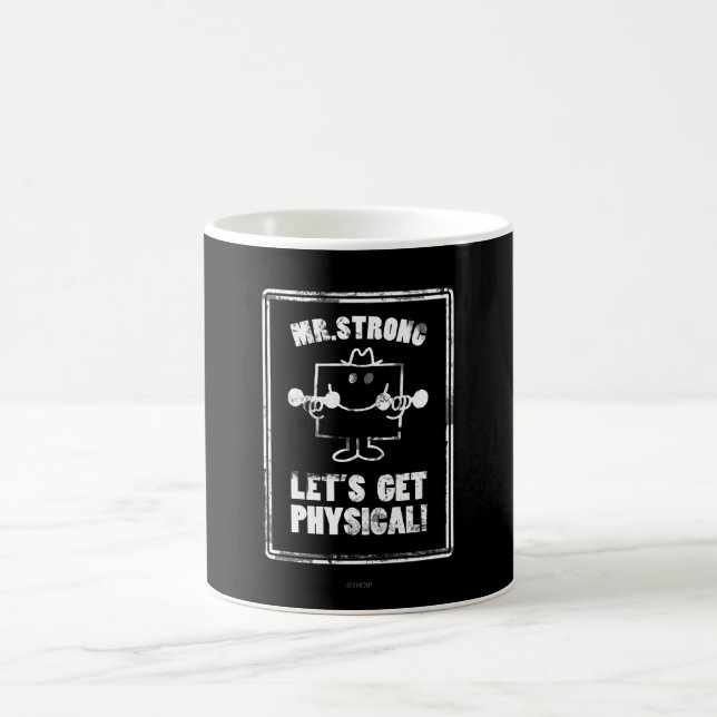 Caneca De Café Trabalhe Com O Sr. Strong (Centro)