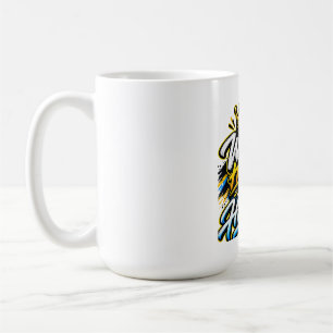 Caneca De Café Trabalhe Duro Permaneça Humilde Coroa Desenho Moti