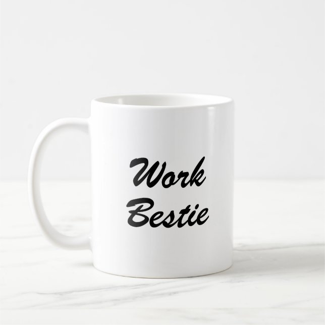 Caneca De Café Trabalho Bestial Típica De Colega De Trabalho (Esquerda)