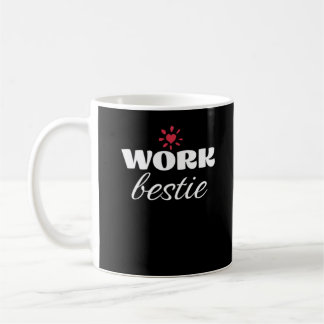 Caneca De Café Trabalho Bestie Clássico