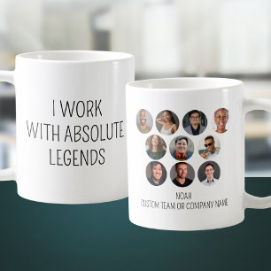 Caneca De Café Trabalho Com Legendas Absolutas 10 Equipe De Escri