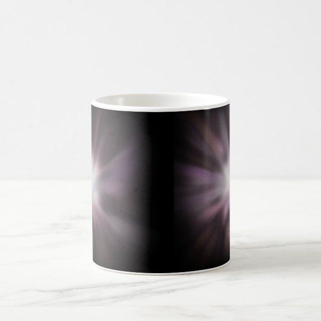 Caneca De Café Trabalho de arte de Burst Cósmico (Centro)