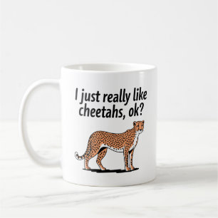 Caneca De Café Trabalho de arte de Chita Fofa para Entusiastas An