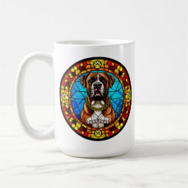 Caneca De Café Trabalho de arte de Estilo de Vidro Obtido por Cãe