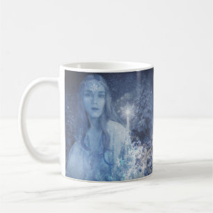 Caneca De Café Trabalho de arte de Fantasia da Rainha da Neve
