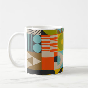 Caneca De Café Trabalho de arte de símbolos de abstrato