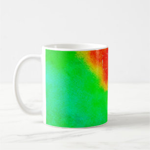 Caneca De Café trabalho de arte de textura rica em abstrato. Padr