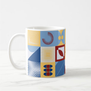 Caneca De Café Trabalho de arte gráfico digital design de padrão