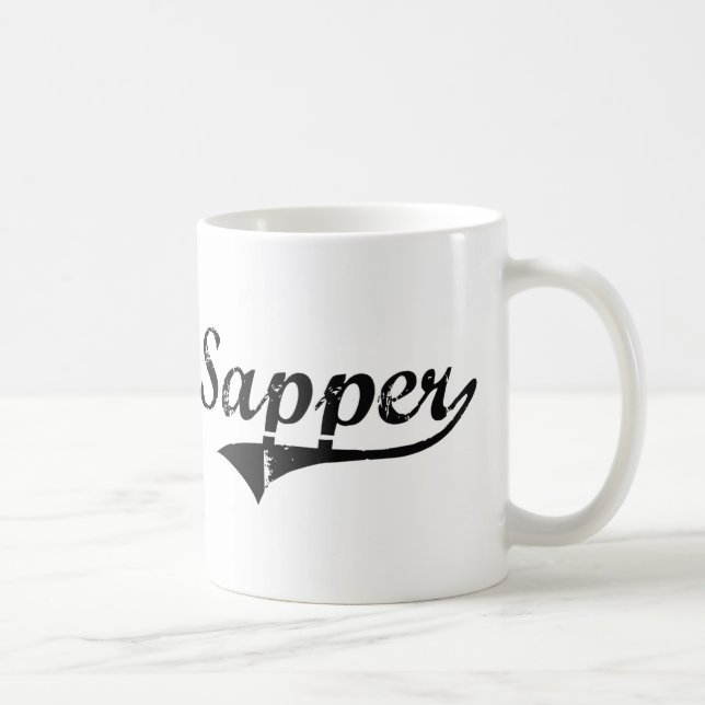 Caneca De Café Trabalho do profissional do Sapper (Direita)