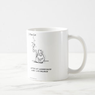 Caneca De Café trabalho - equilíbrio da vida