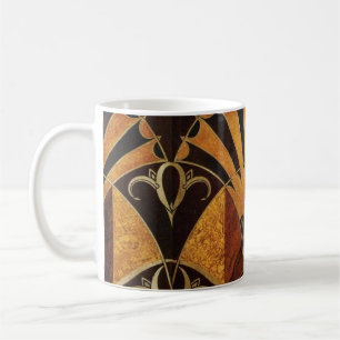 CANECA DE CAFÉ TRABALHO INLADO ART DECO
