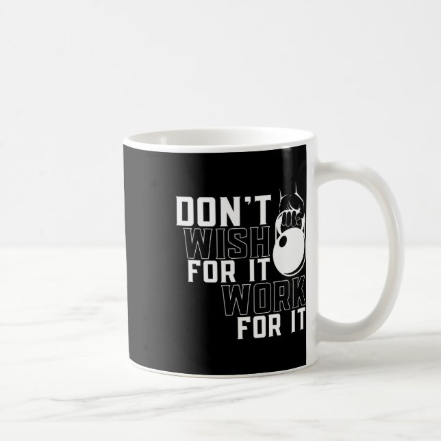 Caneca De Café Trabalho Para Ti Pesando Traço De Malhação De Giro (Direita)