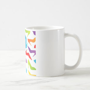 Caneca De Café Trabalhos de arte com calçados das senhoras