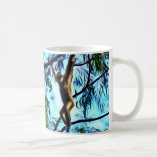 Caneca De Café "Trabalhos de arte do Gibbon de suspensão"