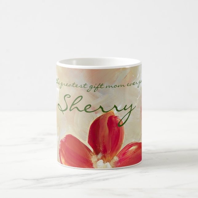 Caneca De Café Trabalhos de arte em uma caneca: presente (Centro)