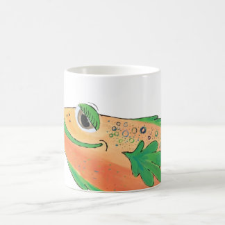 Caneca De Café Trabalhos de arte lunáticos corais dos peixes de