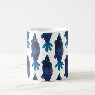 Caneca De Café Trabalhos de arte lunáticos e adoráveis dos peixes