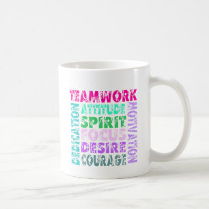 Caneca De Café Trabalhos em equipe de VolleyChick