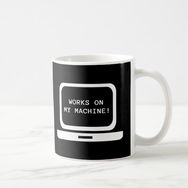Caneca De Café Trabalhos em minha máquina (Direita)