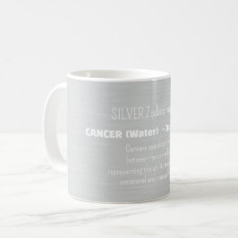 Caneca De Café Traços de Personalidade do Signo de CÂNCER
