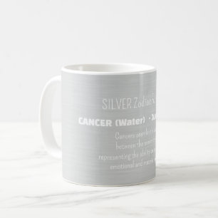Caneca De Café Traços de Personalidade do Signo de CÂNCER