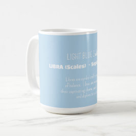 Caneca De Café Traços de Personalidade do Signo de LIBRA