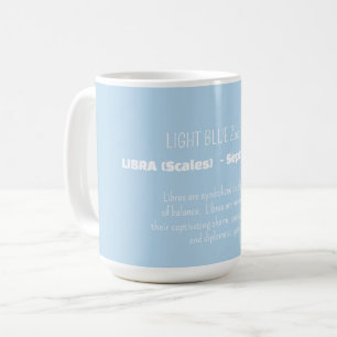 Caneca De Café Traços de Personalidade do Signo de LIBRA