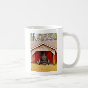 Caneca De Café Tracter Antiquado com Vapor