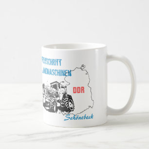 Caneca De Café Tractores DDR desenho