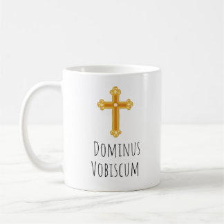 Caneca De Café Tradicional Massa Latina Dominus Vobiscum