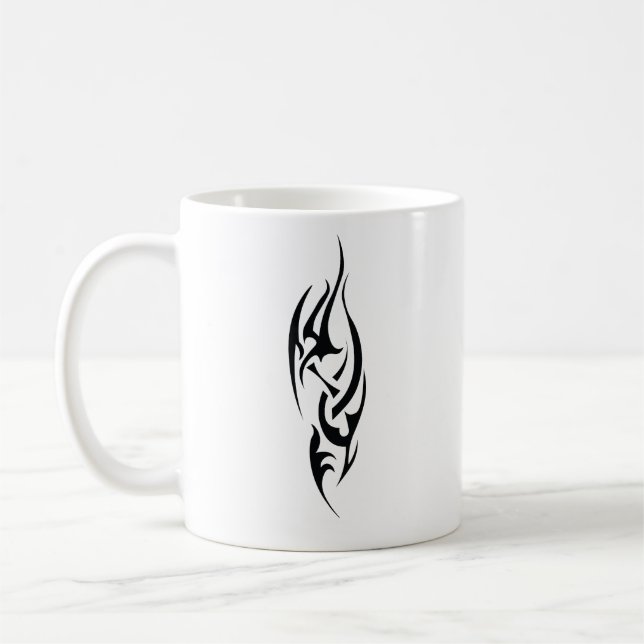 Caneca De Café Traditional Tattoo Art Inspired Design (Esquerda)