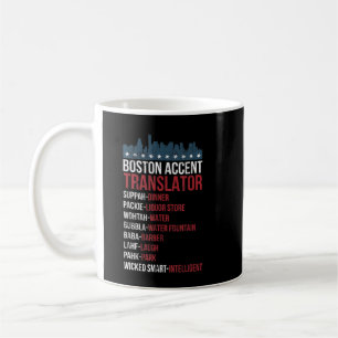 Caneca De Café Tradutor De Ênfase De Boston Para A Bostonia De Sm