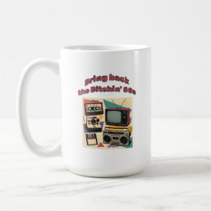 Caneca De Café Traga de Volta Os Incríveis Anos 80 - retrô