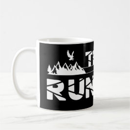 Caneca De Café Trail Running Adler Berge Wald Schuhe Profil