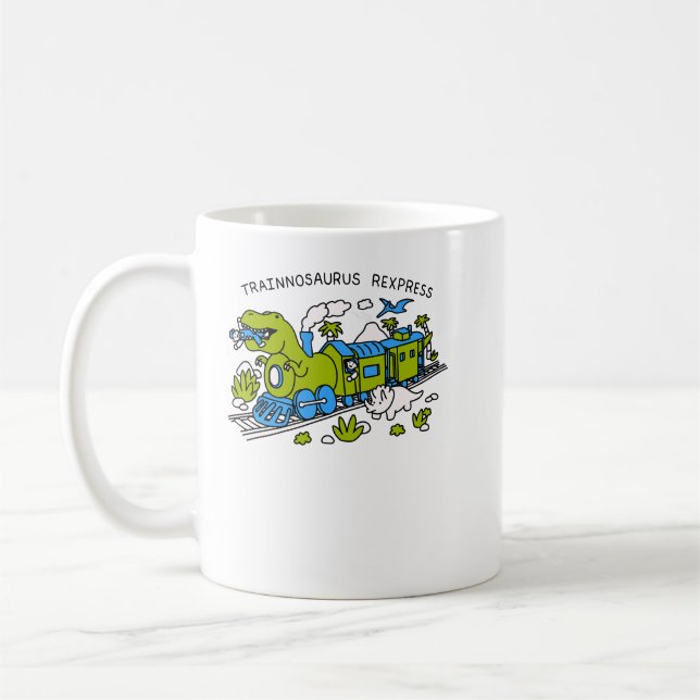 CANECA DE CAFÉ TRAINNOSAURUS REXPRESS (Esquerda)