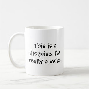 Caneca De Café Traje da toupeira