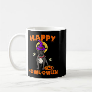 Caneca De Café Traje de Bruxa do Bulldog Francês Preto Adorador d
