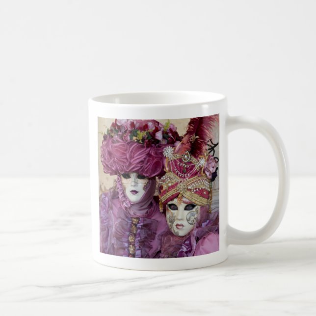 Caneca De Café Traje de Carnaval roxo, Veneza (Direita)