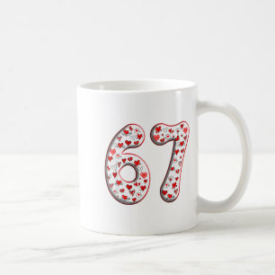 Caneca De Café Traje de Casal Dupla 67 Meme Seis Sete Dia dos Nam