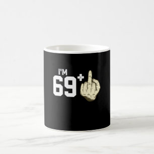 Caneca De Café Traje de dedo engraçado personalizado de aniversár