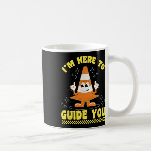 Caneca De Café Traje de Halloween de Cone Estou aqui para guiar Y