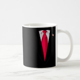 Caneca De Café Traje do Presidente dos EUA Trump Roupa engraçada