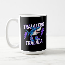 Caneca De Café Tralalalero Tralala Bootleg - Memória do Tubarão E