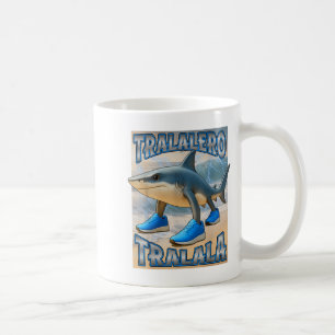 Caneca De Café Tralalalero Tralala Italiano Brainrot Memória Aniv