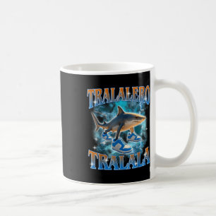 Caneca De Café Tralalalero Tralala Shark Meme Bootle
