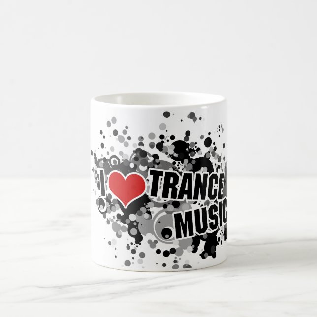 Caneca De Café trance love (Centro)