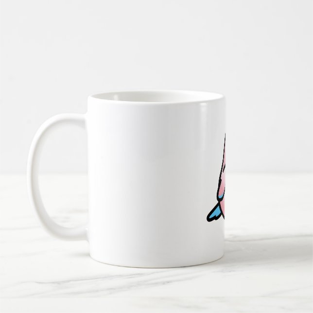 Caneca De Café Trangender LGBT+ Prioridade Lovebird (Esquerda)