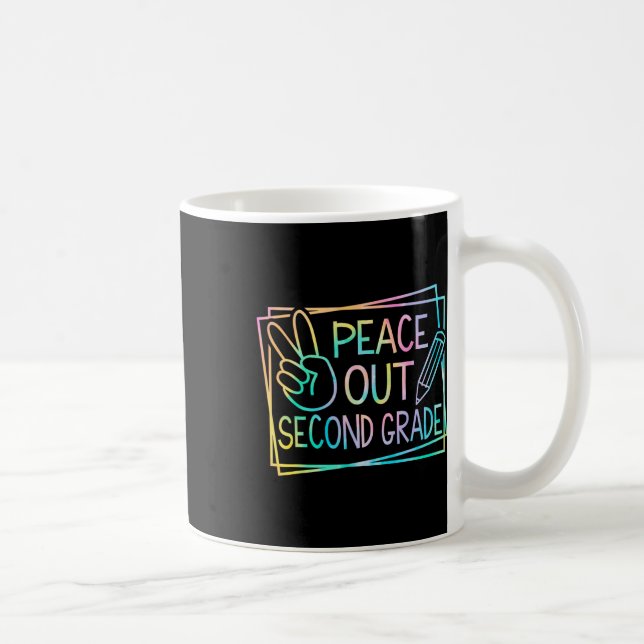 Caneca De Café Tranquilidade No Segundo Ano Do Verão Escolar B (Direita)